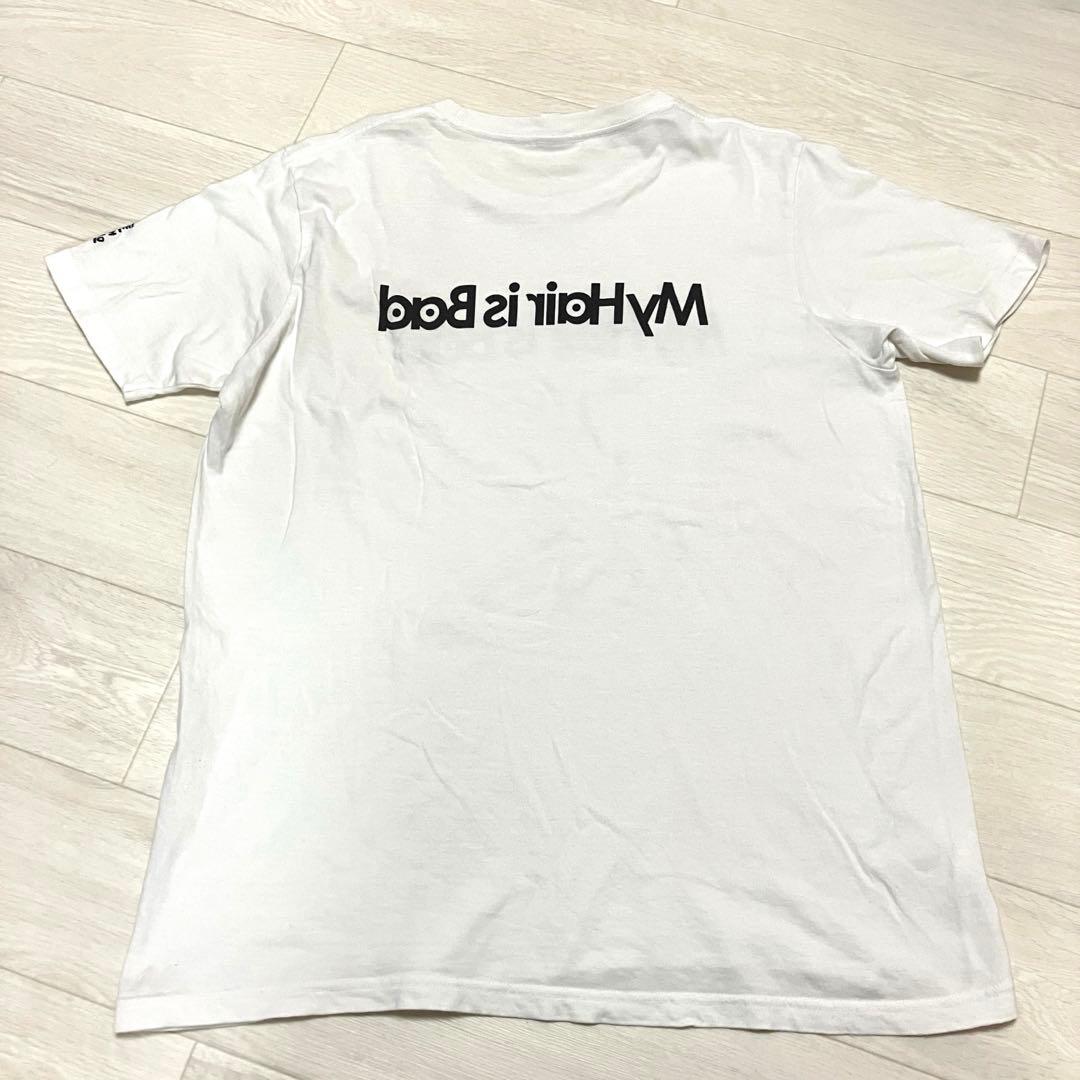 マイヘア My Hair is Bad ロゴTシャツ 白 サイズXL - メルカリ