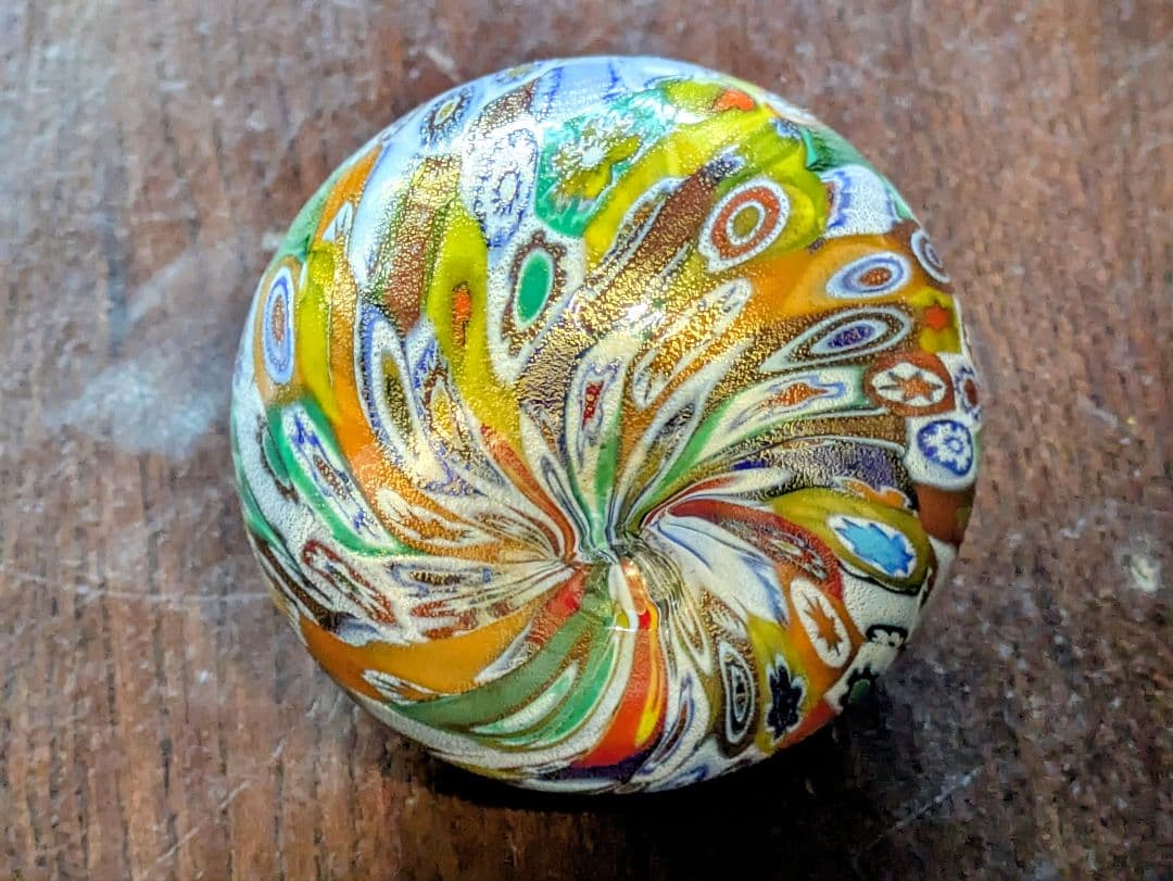 金彩！MURANO ムラーノ ミルフィオリ 花瓶 ベネチアン ガラス - メルカリ