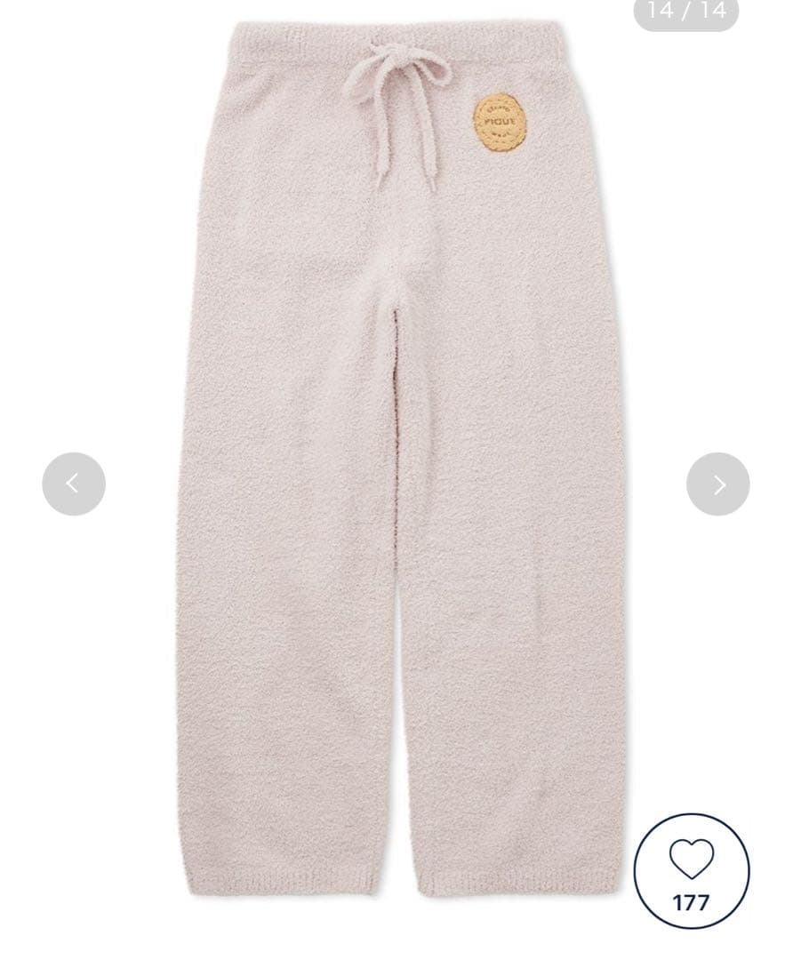 ジェラートピケ パウダービスケットジャガードプルオーバー&ロングパンツ