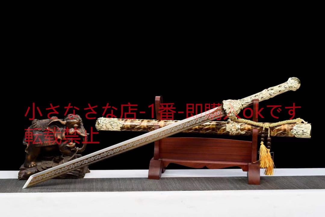 黒金古刀～烈魔刃20230380 古兵器 武具　刀装具　日本刀　模造刀 居合刀