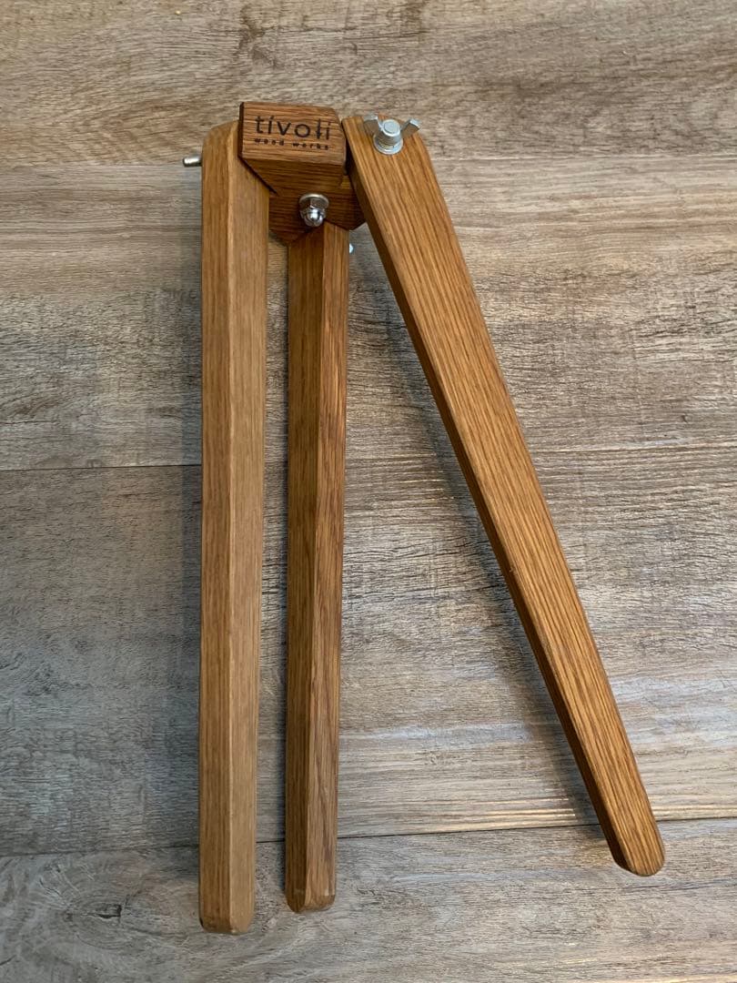 コラボ 山のU アサオブライフ tivoli wood works ウッド三脚