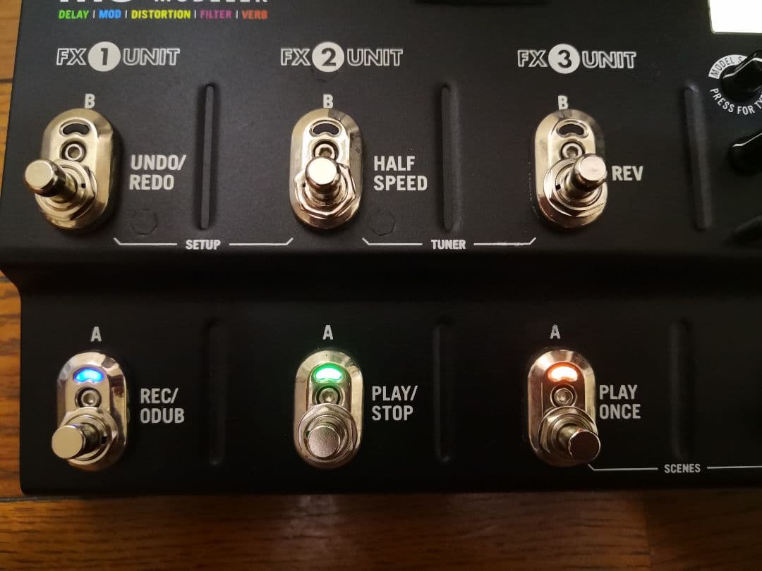 Line6 M9 フットスイッチ交換済み！