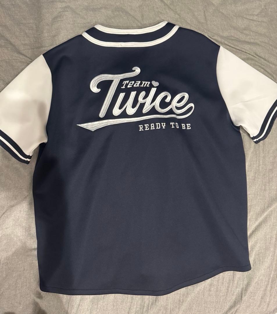 TWICE サナ ユニフォームシャツ ベースボール