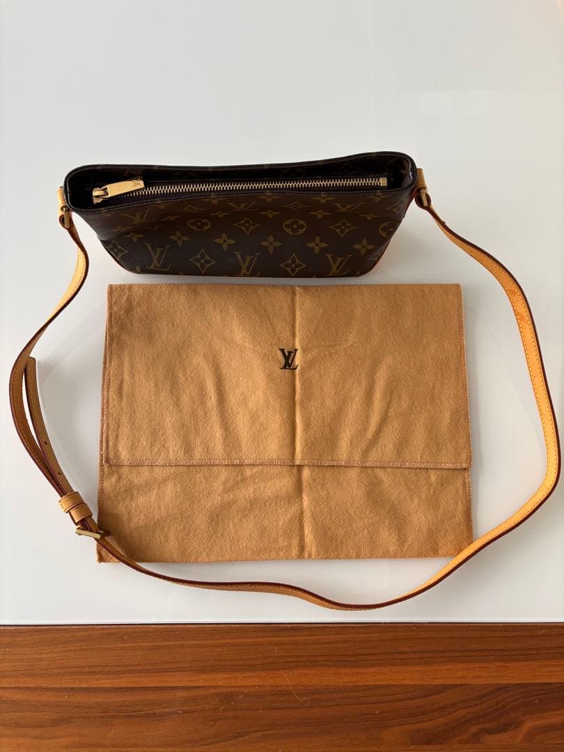 【正規品】ルイ・ヴィトン モノグラム トロター ショルダーバッグ ヴィンテージ