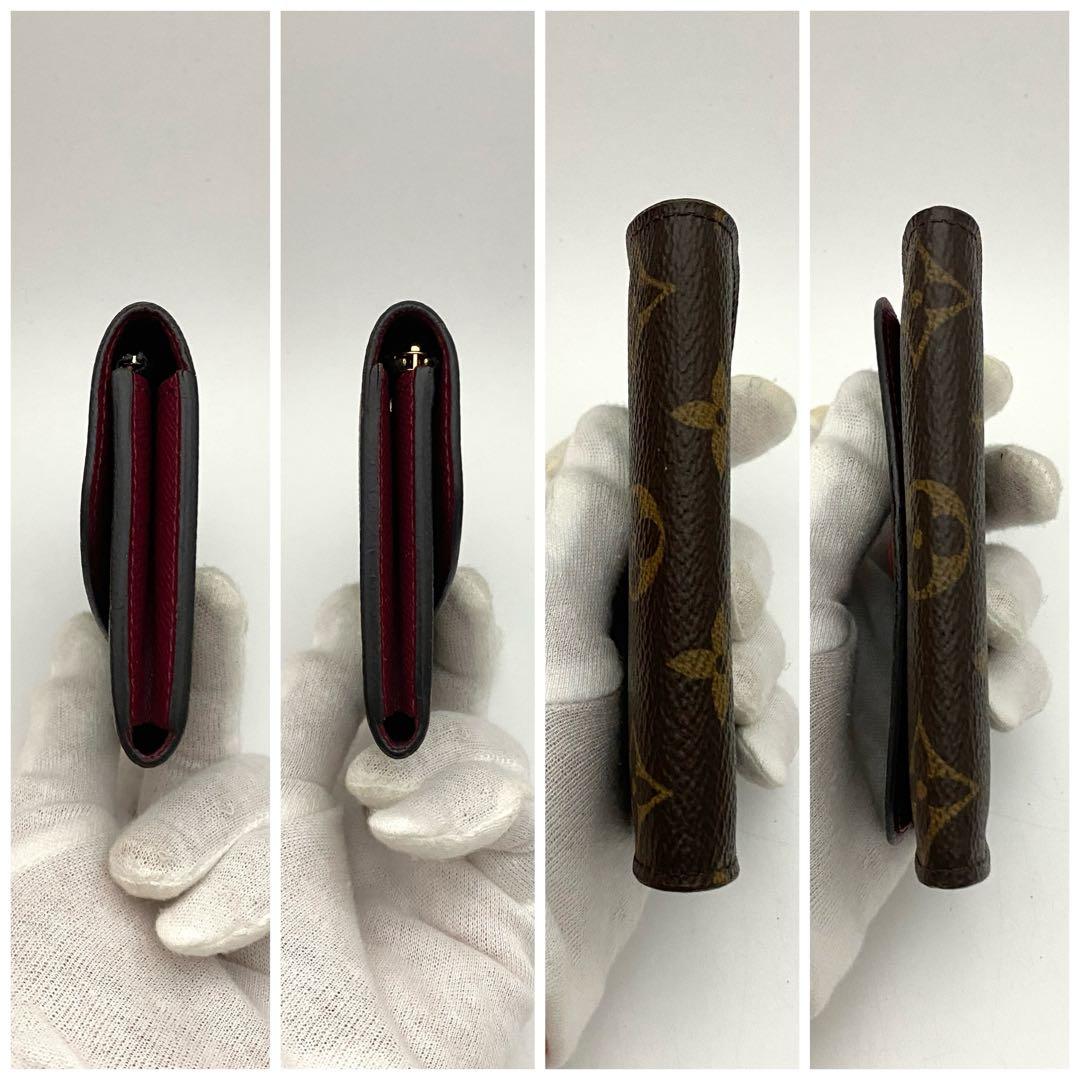 保管品　ルイヴィトン　モノグラム　ロザリ　フューシャ　ミニ財布　ケース