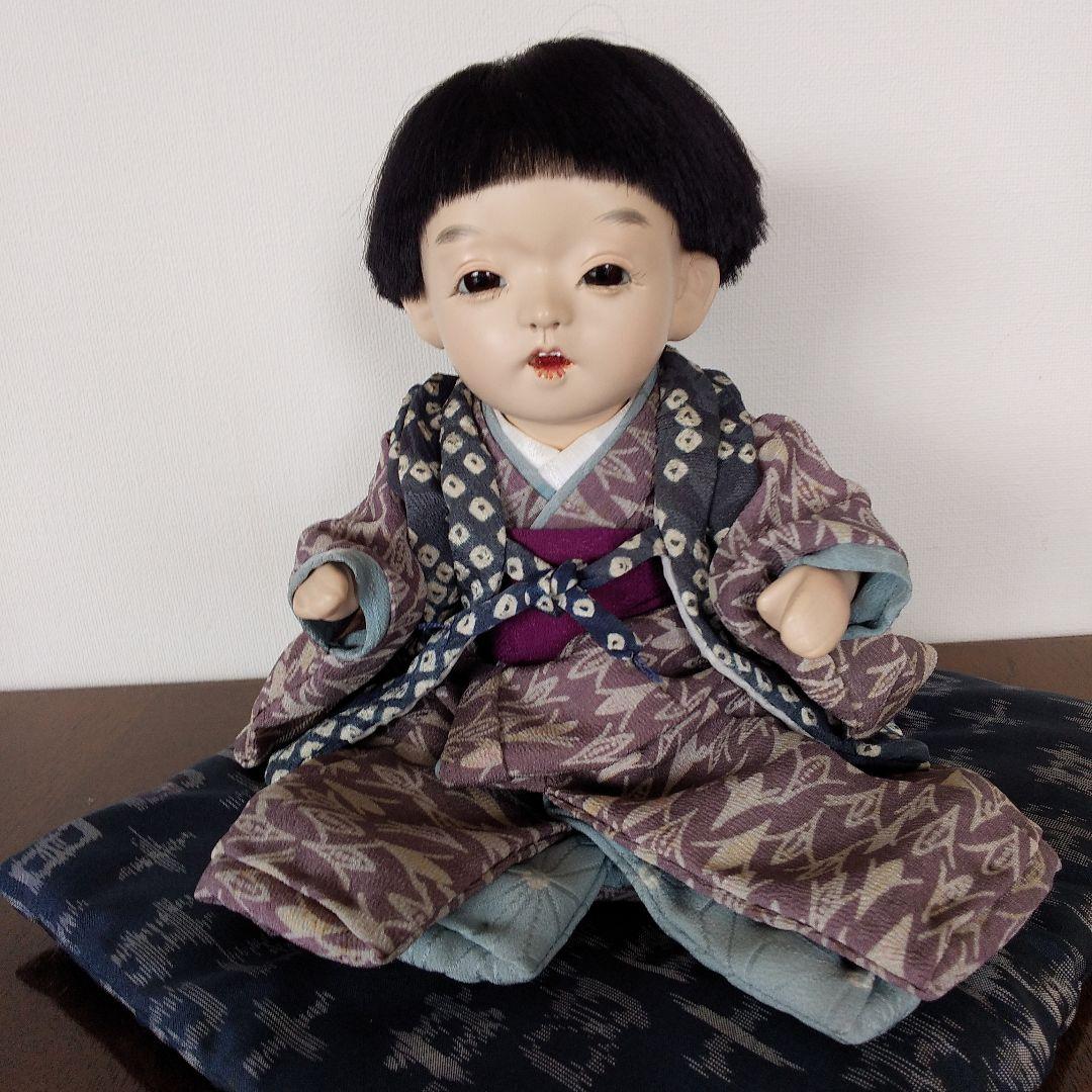 市松人形 銀座かぶきや お座り男の子 日本人形 市松人形 男の子 お座り人形