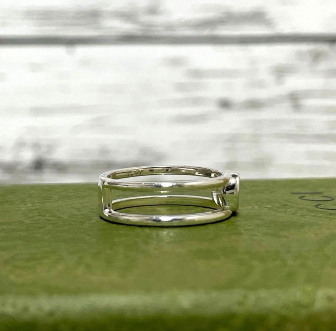 s*o様 【美品】GUCCI グッチ インターロッキングGリング スリム 12号