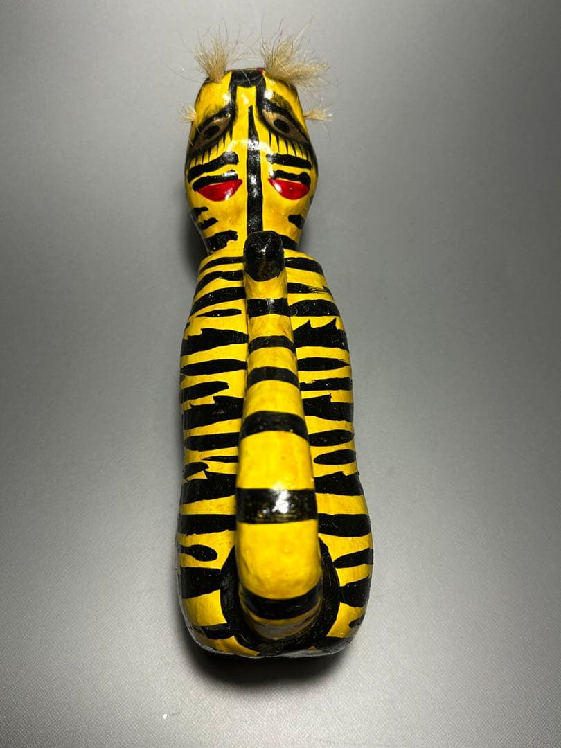 No 19 浜松張子 二橋加代 作 大型 虎 郷土玩具 首振り人形 共