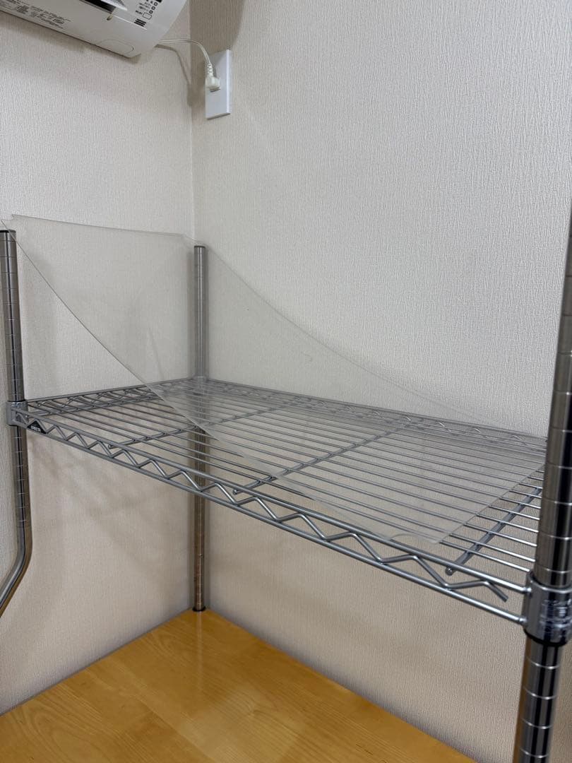 【お値下げ可】Erecta スチール製シェルフ キャスター付きパソコンデスク