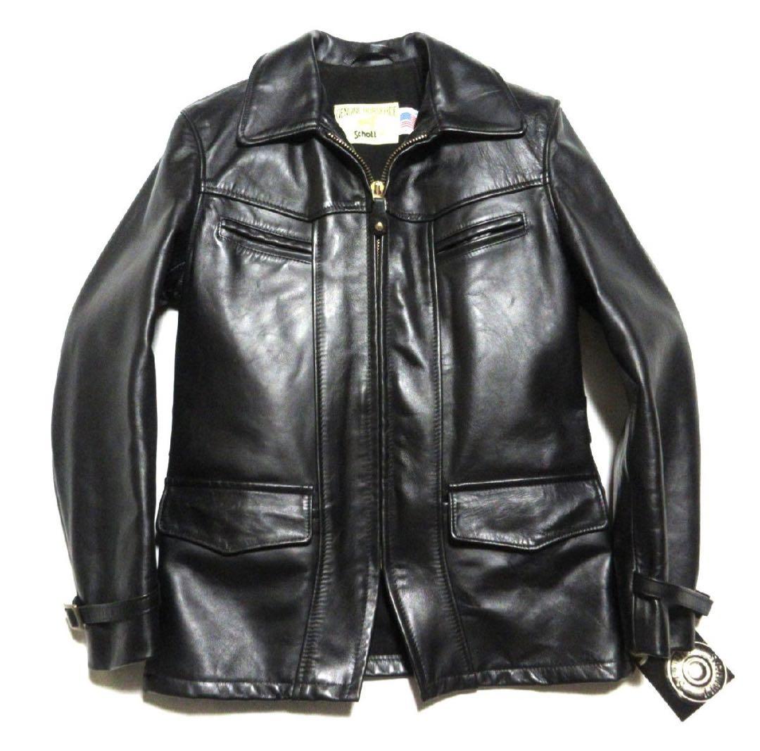 未使用級Schott 699H/7142 ショット レザー ジャケット　40 黒 楽天市場】Schott ショット ホースレザージャケット メンズ 革ジャン