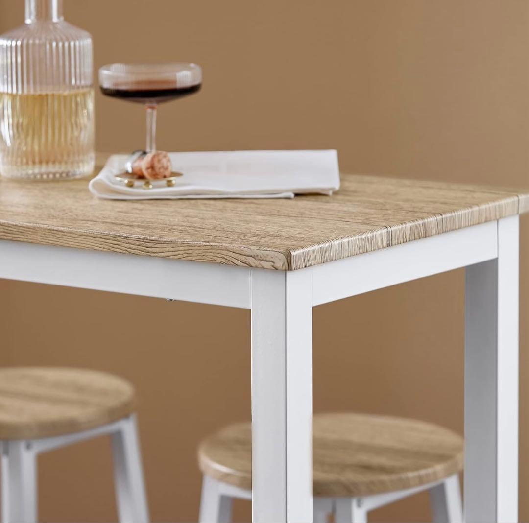 【美品】カウンターテーブル4人掛けセット