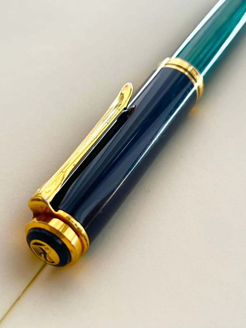 pelican ペリカン　スーベレーン M800 緑縞　20C F 細字