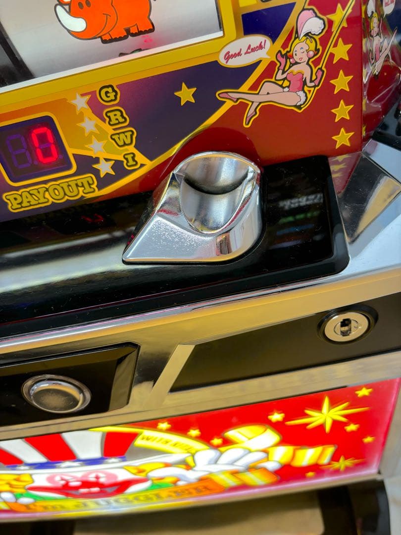 ファンキージャグラー 5号機 コイン不要機、無段階ボリューム付き 名機