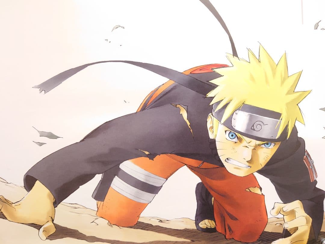 美品 貴重 NARUTO ナルト 疾風伝 B2サイズ 宣伝用 ポスター