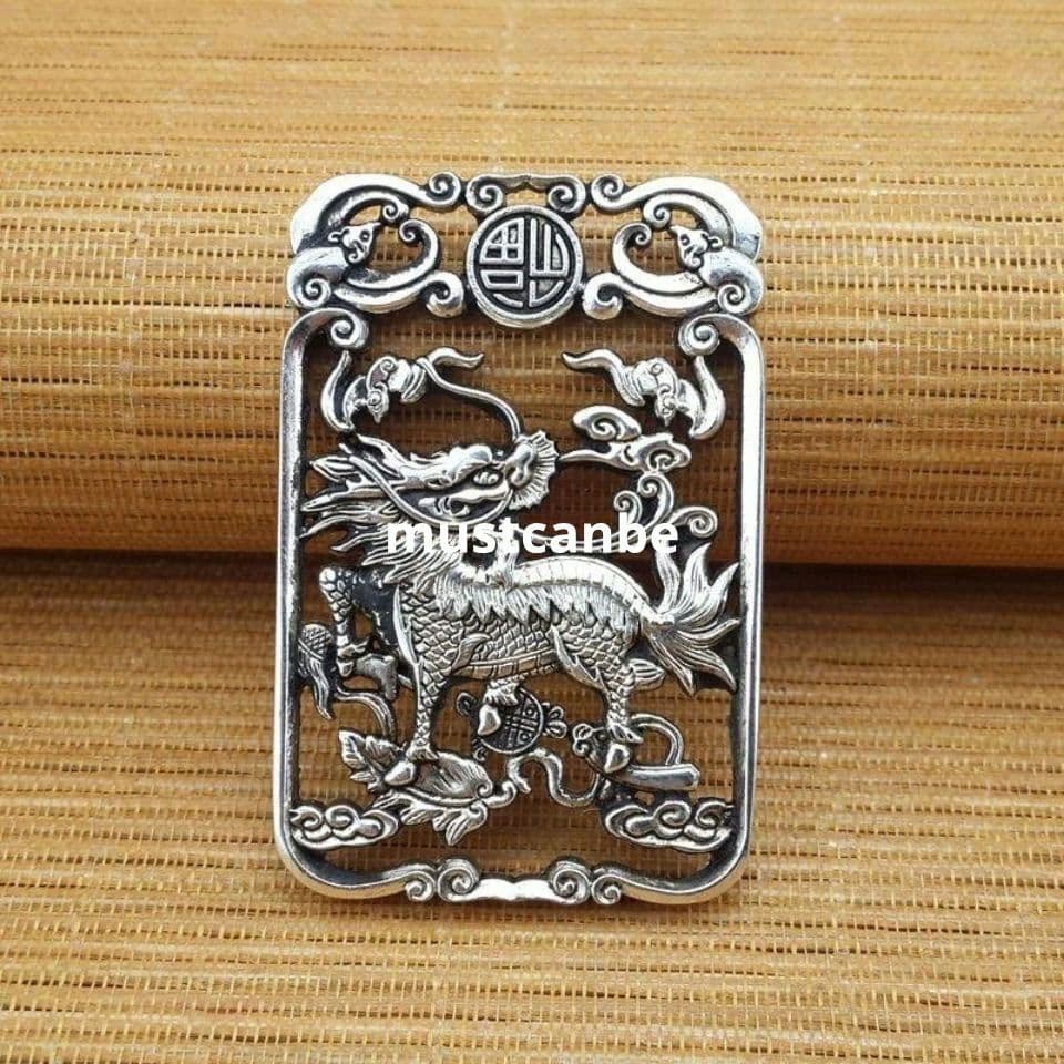 銅 細工 麒麟牌 麒麟掛墜 辟邪 開運風水 招財 置物 工芸品 - メルカリ