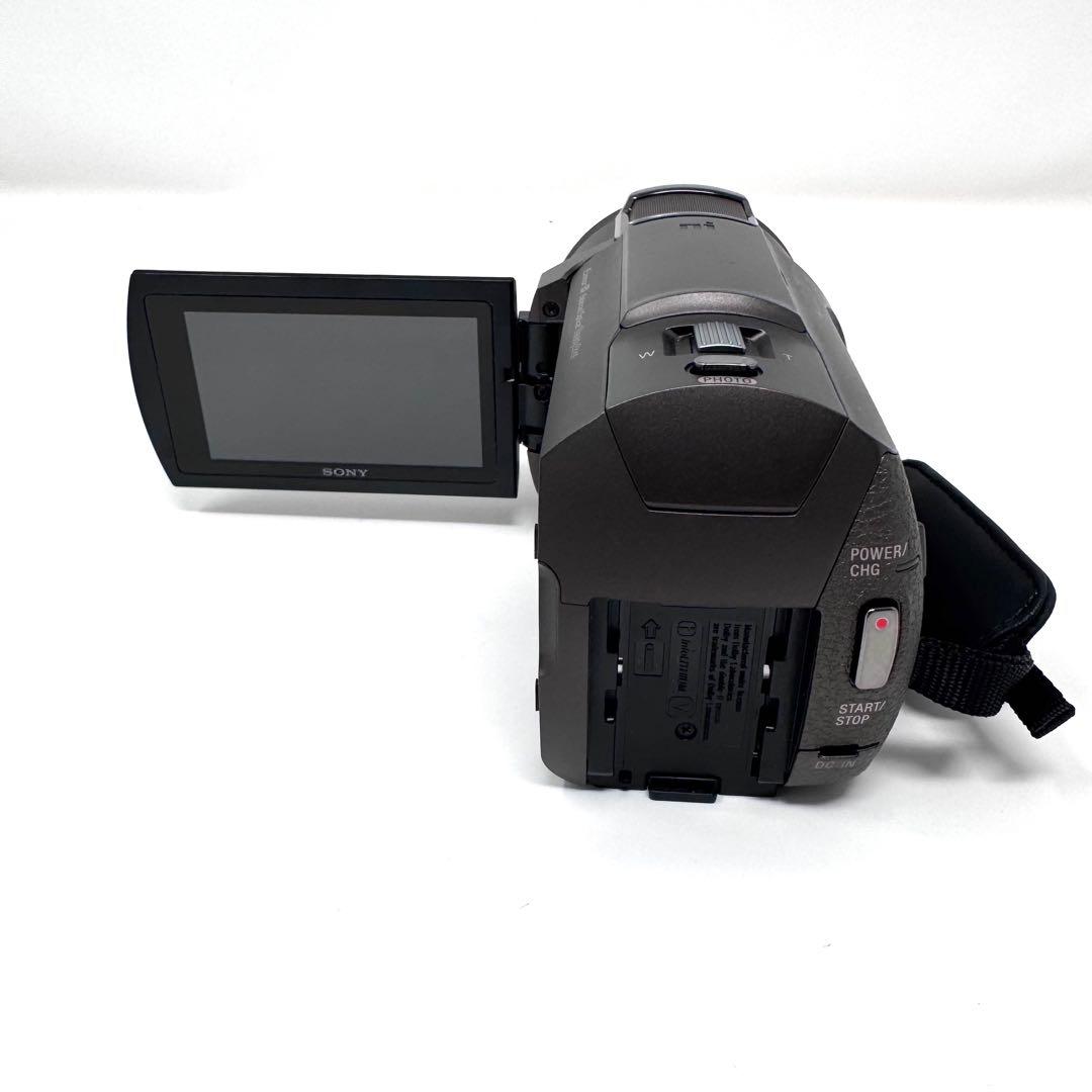 SONY FDR-AX45 ブラウン デジタルビデオカメラ 【中古】