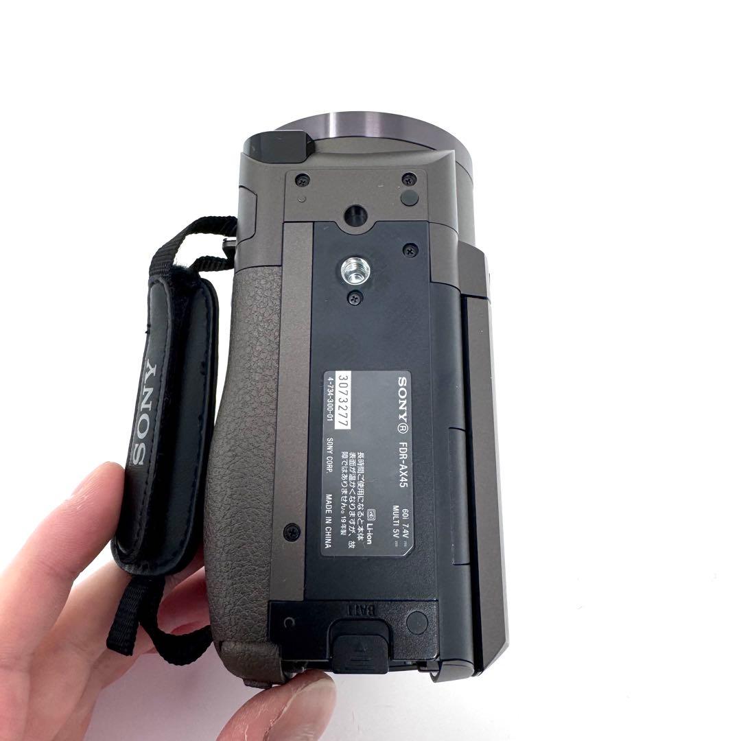 SONY FDR-AX45 ブラウン デジタルビデオカメラ 【中古】