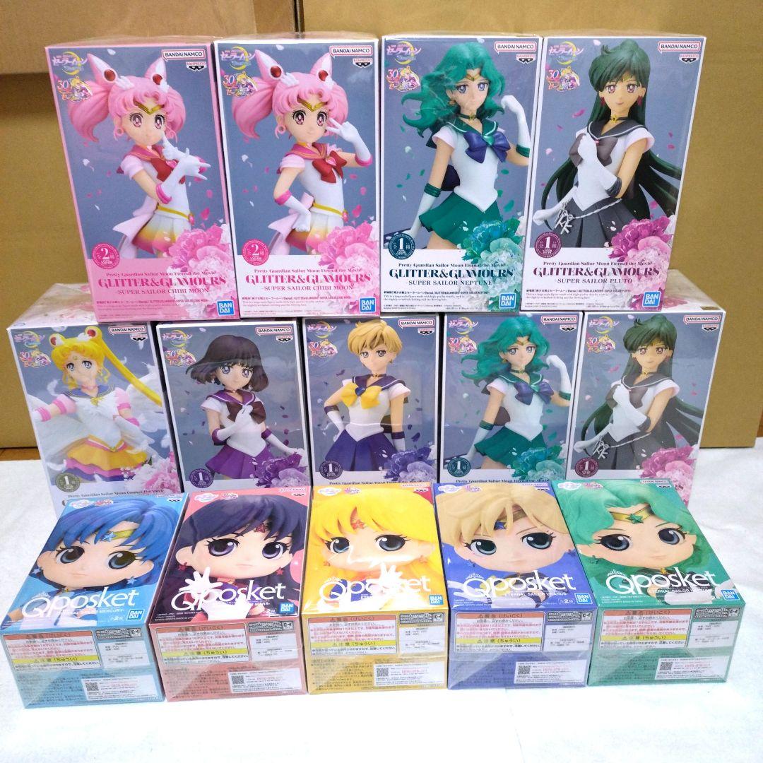 セーラームーン フィギュア 14点セット Qposket まとめ売り 全種コンプ