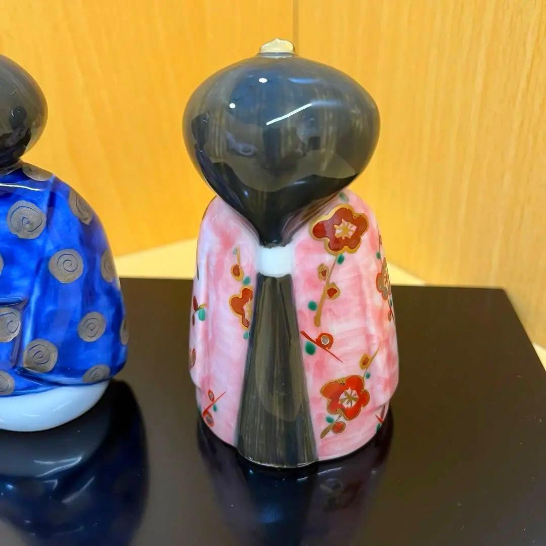【hirorin】銀座WAKO扱い 陶びな 雛人形 有田焼 佐々木道子作