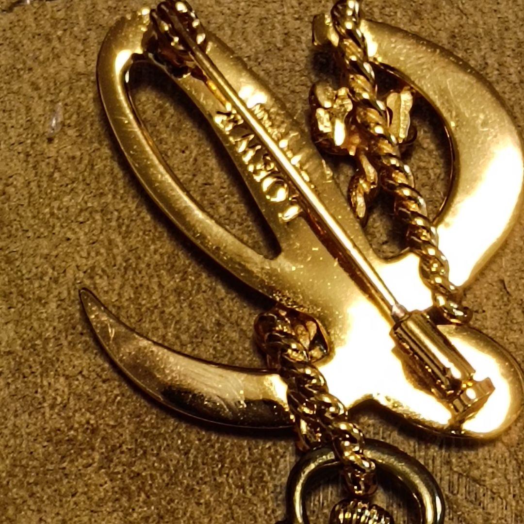 ロエベ 時計 ブローチ ロゴ ゴールド 付属品あり