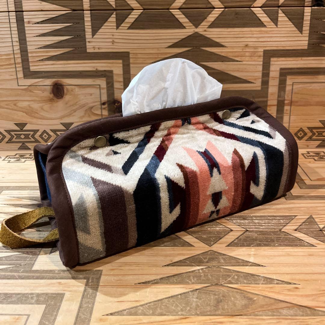 べーやんページ ペンドルトン クッションカバー リメイク ティッシュカバー