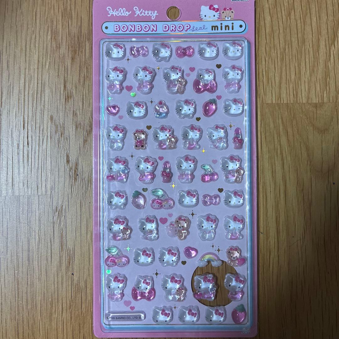 正規品　サンリオ ボンボンドロップシール ミニ 8点コンプリートセット