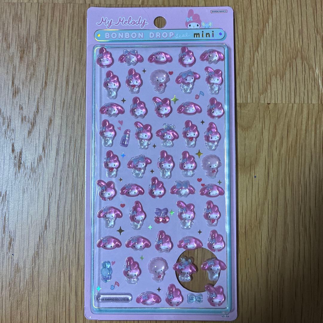 正規品　サンリオ ボンボンドロップシール ミニ 8点コンプリートセット