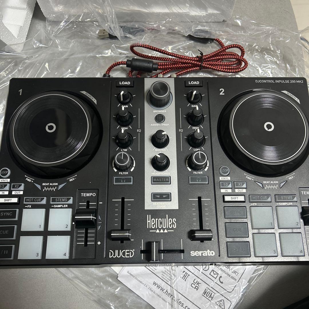 Hercules DJ Control 200 DJコントローラー HERCULES DJControl Inpulse 200 MK2 serato DJ、DJUCED用DJ