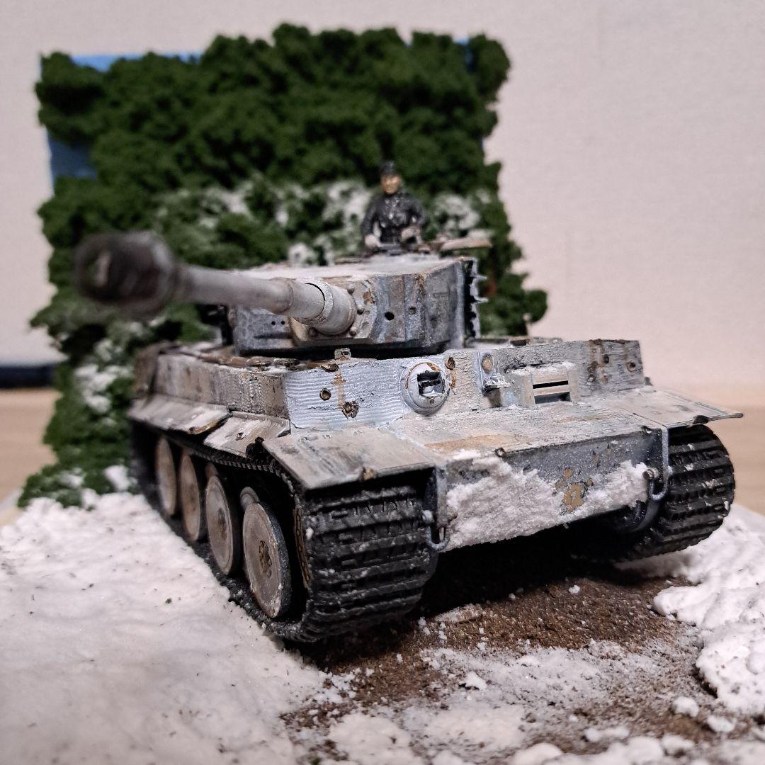 ティーガーi Tiger Ⅰ 1/35 冬季ジオラマ - メルカリ