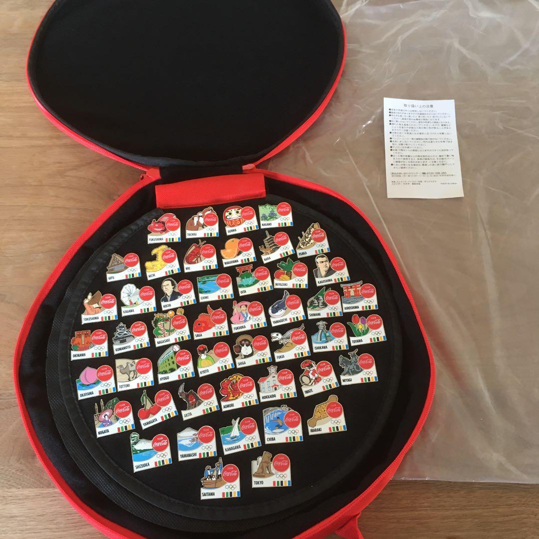 ストア コカコーラ オリンピック 47都道府県ピンバッジコンプリート