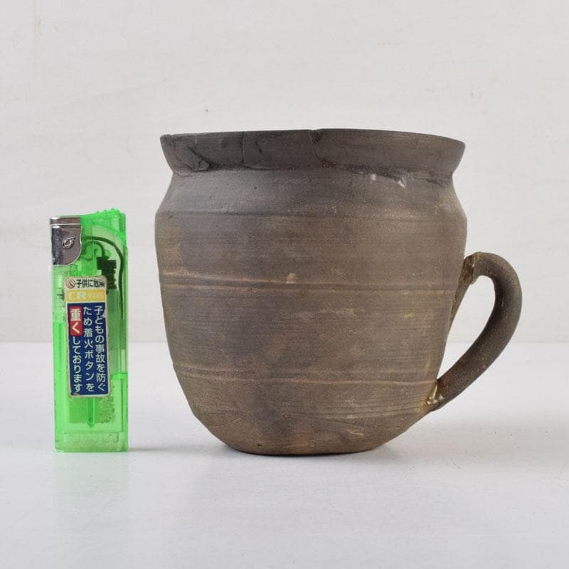 朝鮮美術 須恵器 新羅土器 新羅無細土 持ち手付壷 V 8924 - メルカリ