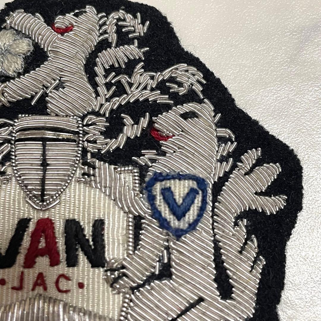 レア♪VAN JACKETシルバーモール 刺繍 ジャケット エンブレム A