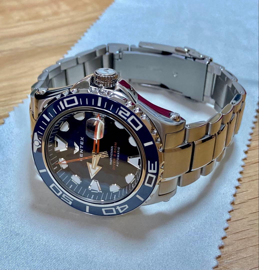 美品！KENTEX マリンマンシーアングラー S706X-02 日本製 自動巻き