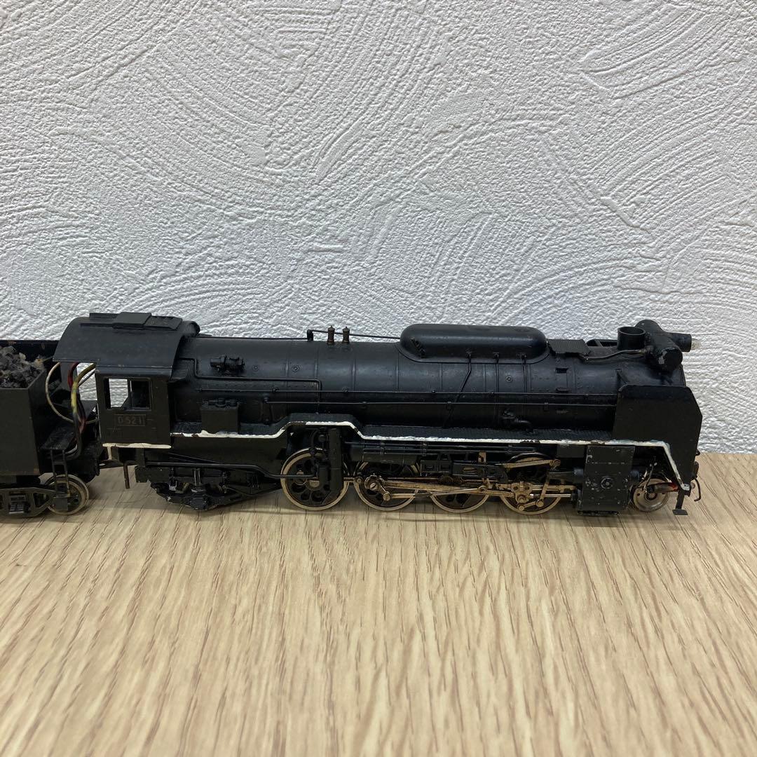 HOゲージ アダチ D52形 蒸気機関車 D521 ジャンク品 現状渡し