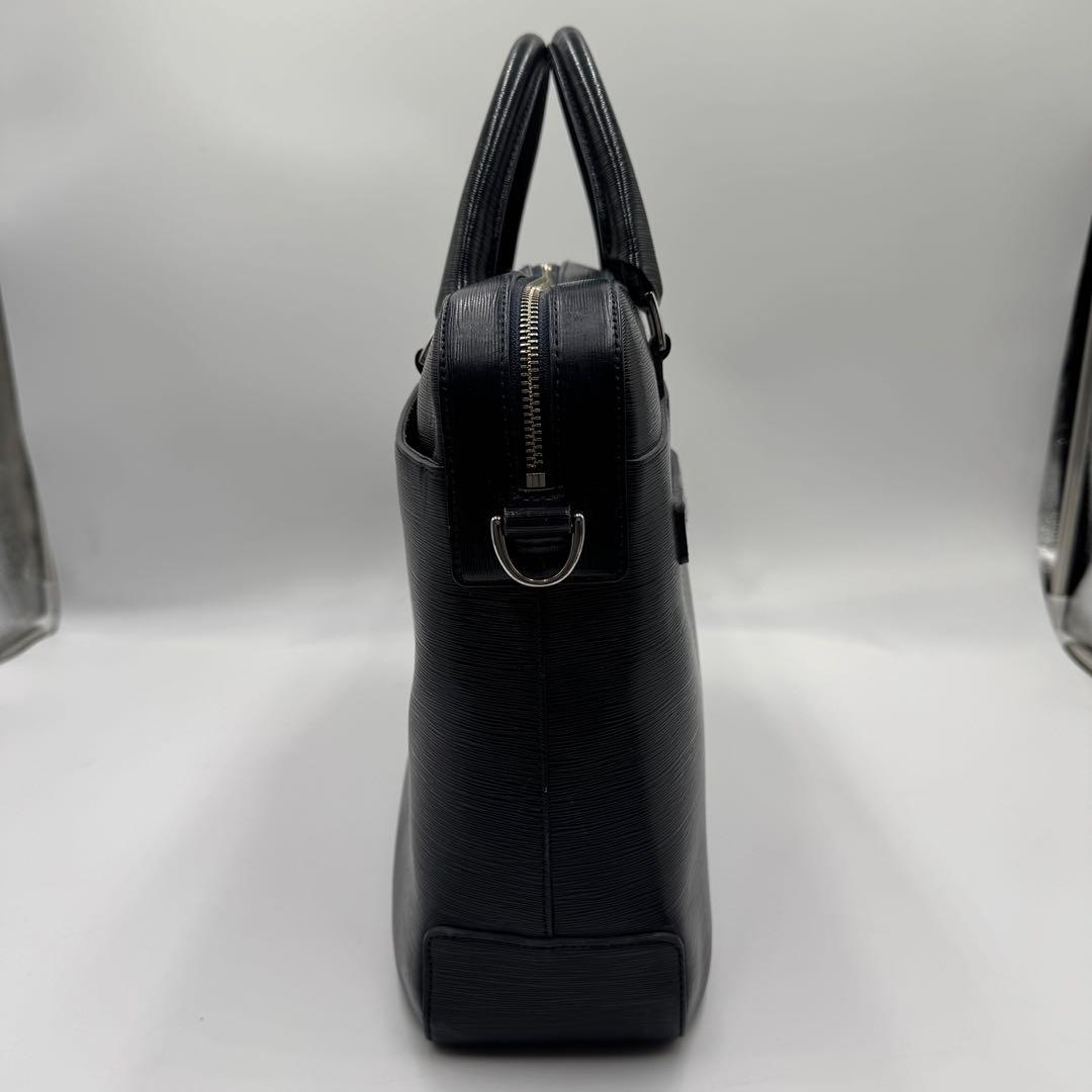 高級✨ ペッレモルビダ キャピターノ ブリーフケース ビジネス A4 ネイビー