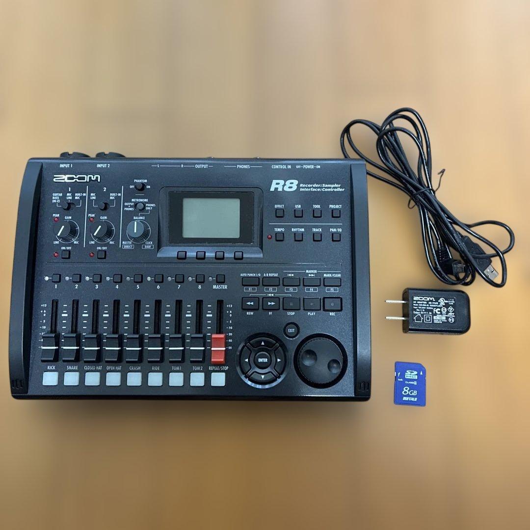 ZOOM R8 マルチトラックレコーダー