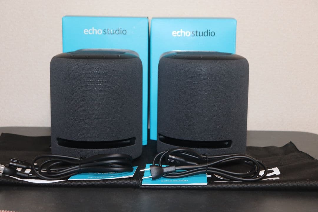 【美品・即発送】Amazon Echo Studio エコースタジオ2台セット Amazon Echo Studio スマートスピーカー 2台セット Amazon スマート