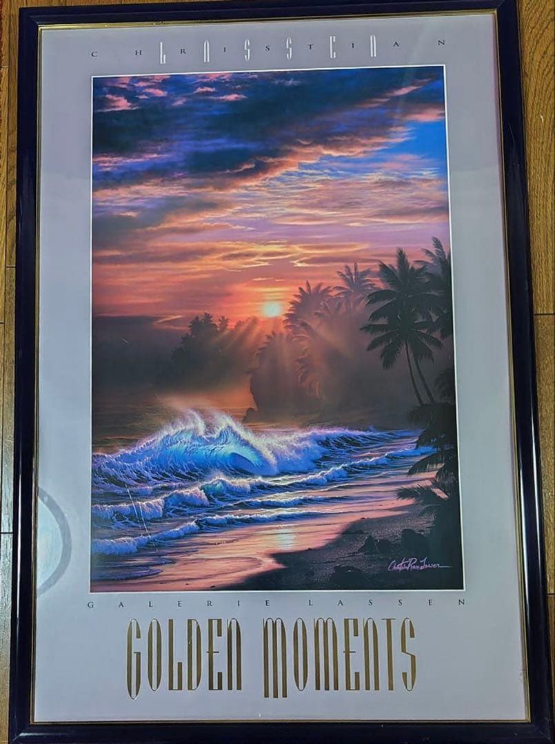 クリスチャンラッセンのゴールデンモーメント額縁 クリスチャンラッセンのゴールデンモーメント額縁 - メルカリ