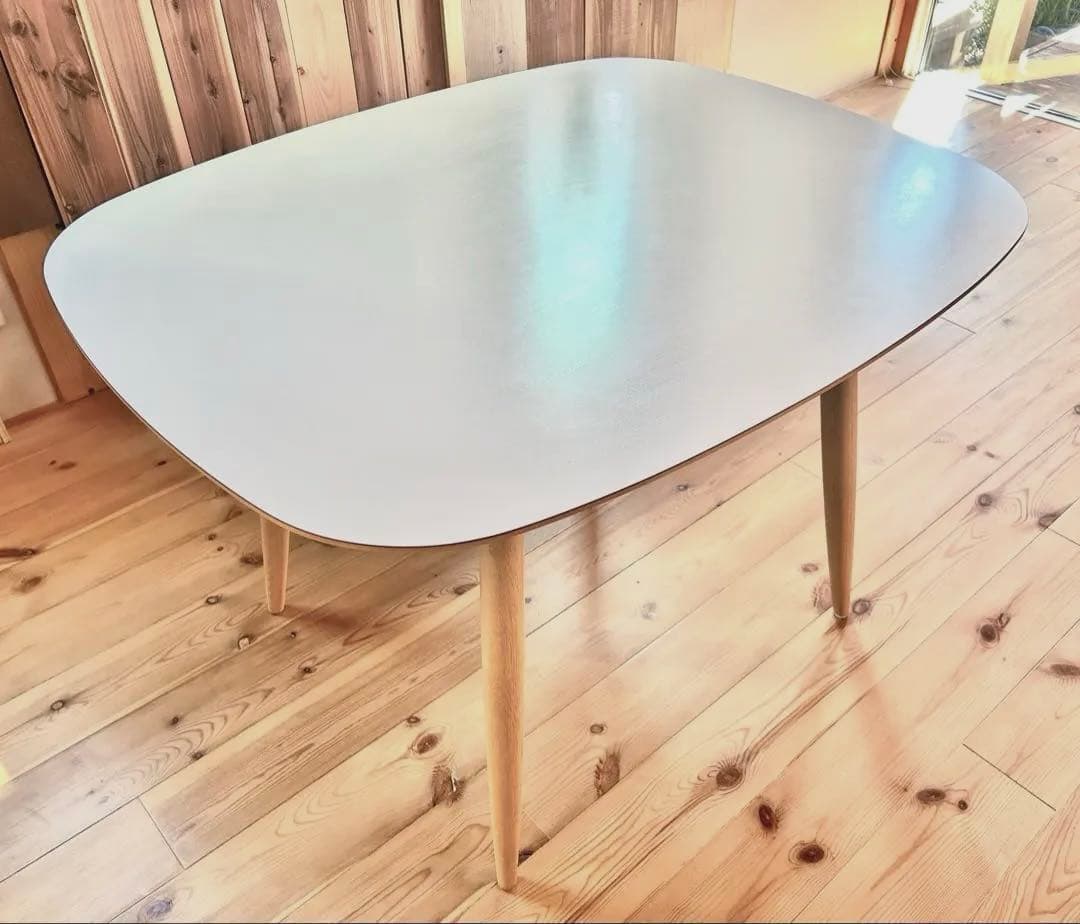 【カリモク60】Dテーブル ビーチナチュラル中古