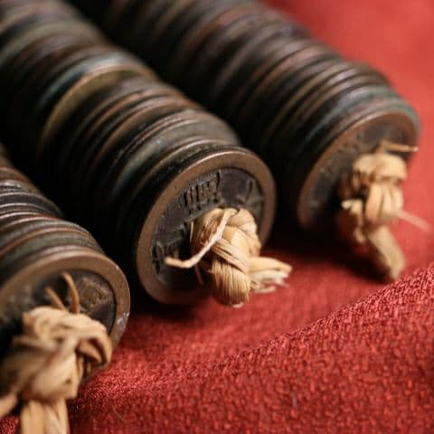 M35 古銭 寛永通宝 約500枚 縄差し まとめ売り 寛永通寳 日本古銭