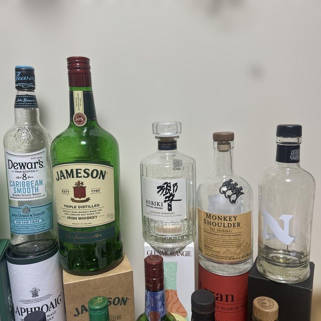 ウイスキー空き瓶コレクション（カバラン、山崎他） - メルカリ