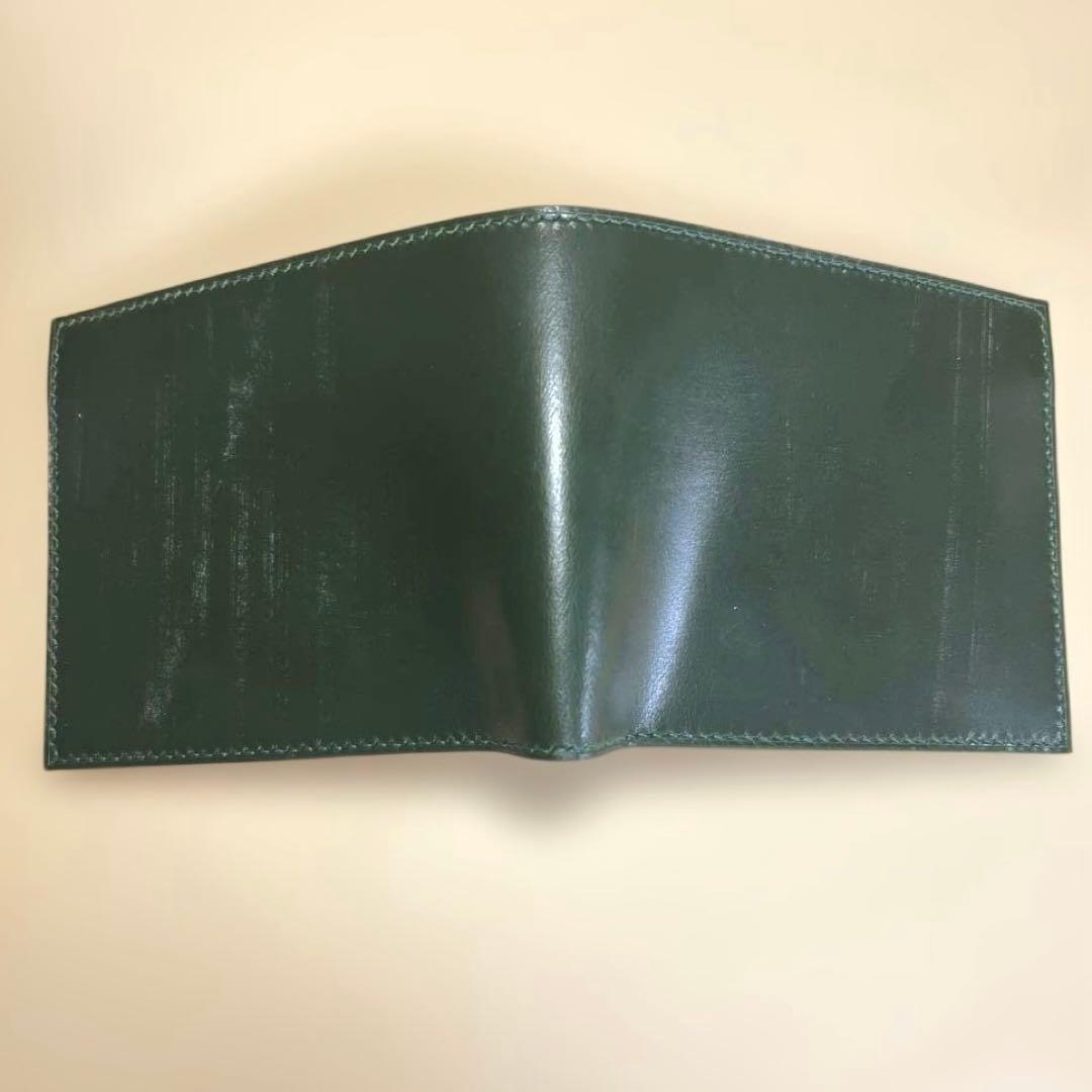 しもん様オーダー品　二つ折り財布　ブライドルレザー　ヌメ革　ハンドメイド