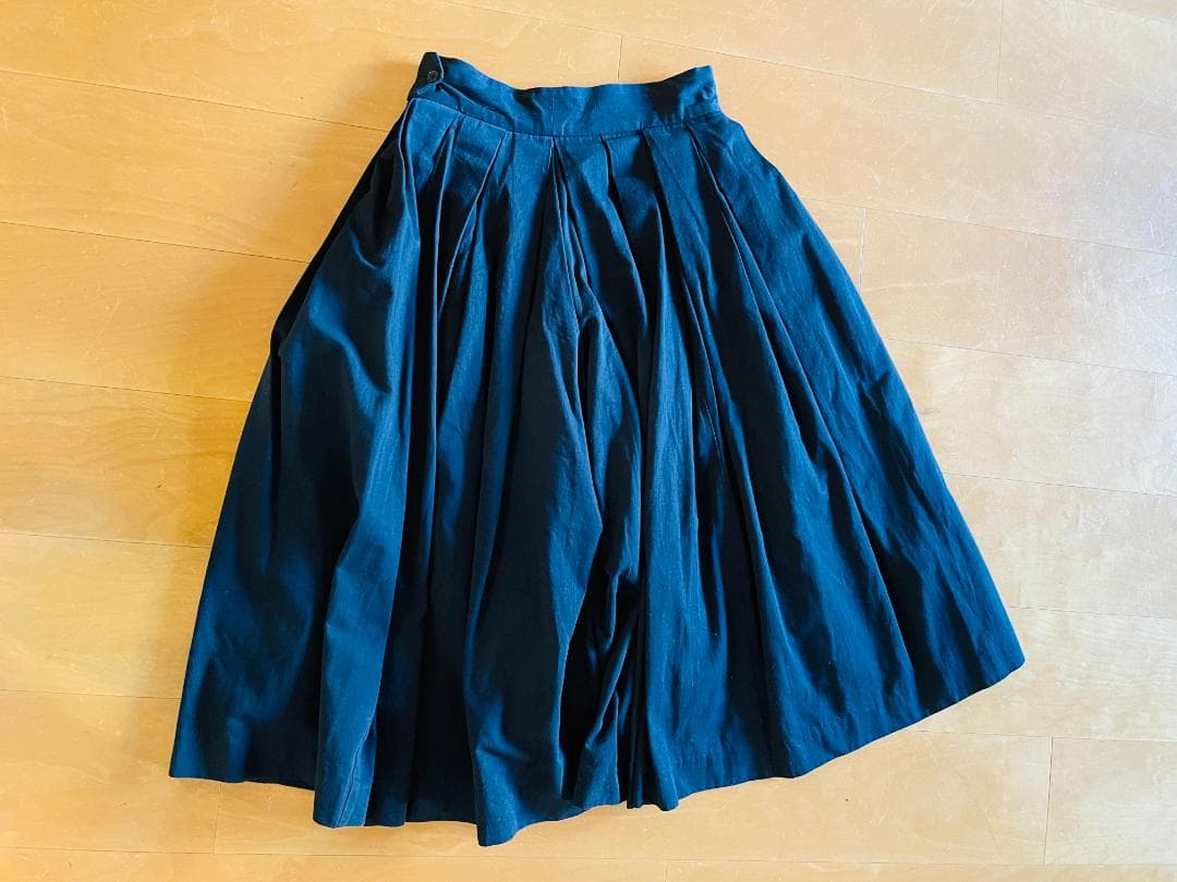 ヤエカ　YAECA 　ビッグタックキュロット　ブラック