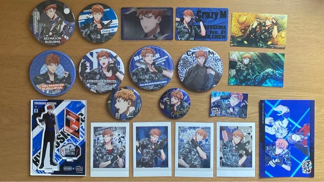 ヒプノシスマイク 毒島メイソン理鶯 缶バッジ パシャこれ まとめ売り