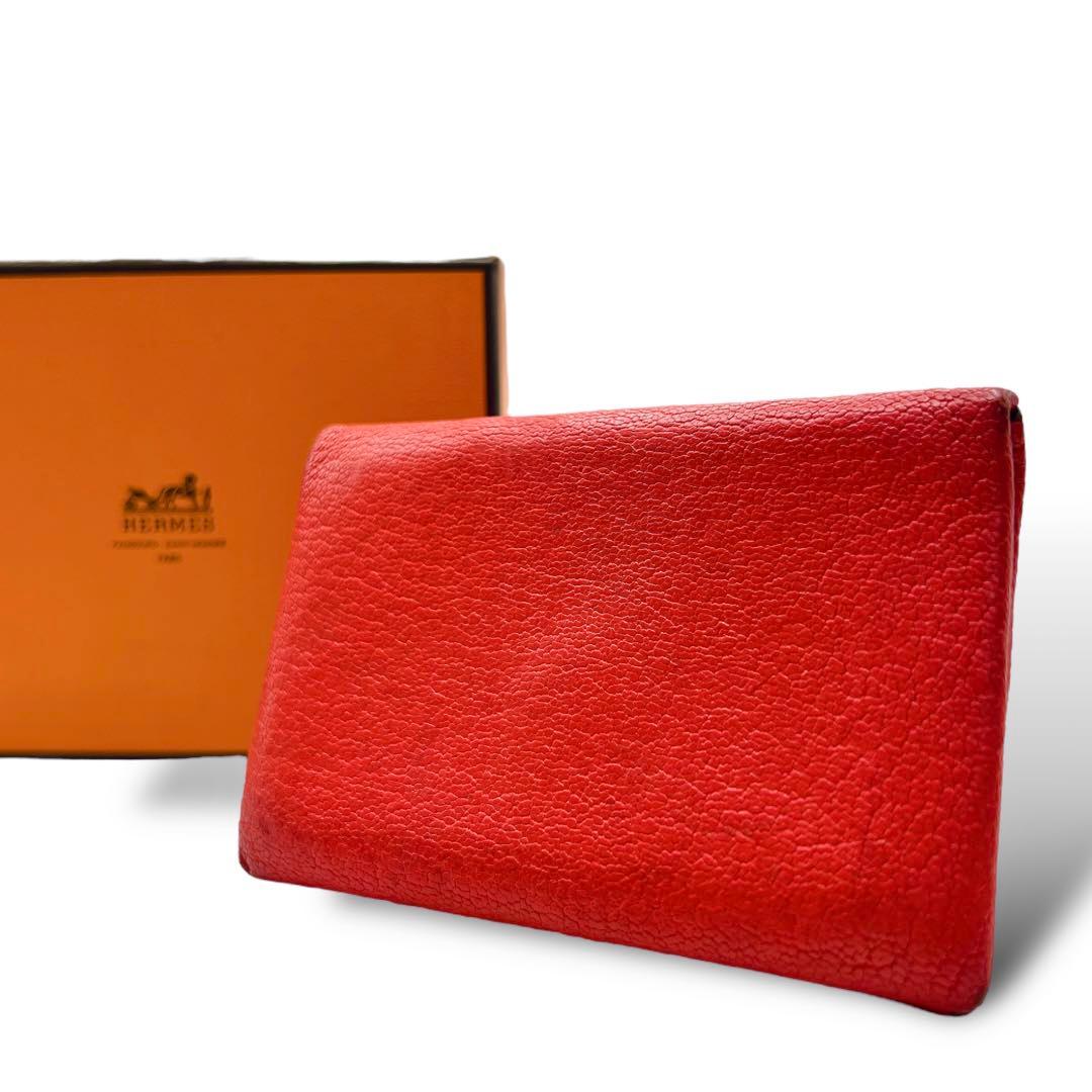 HERMES カルヴィ デュオ カードケース ケース 7161.