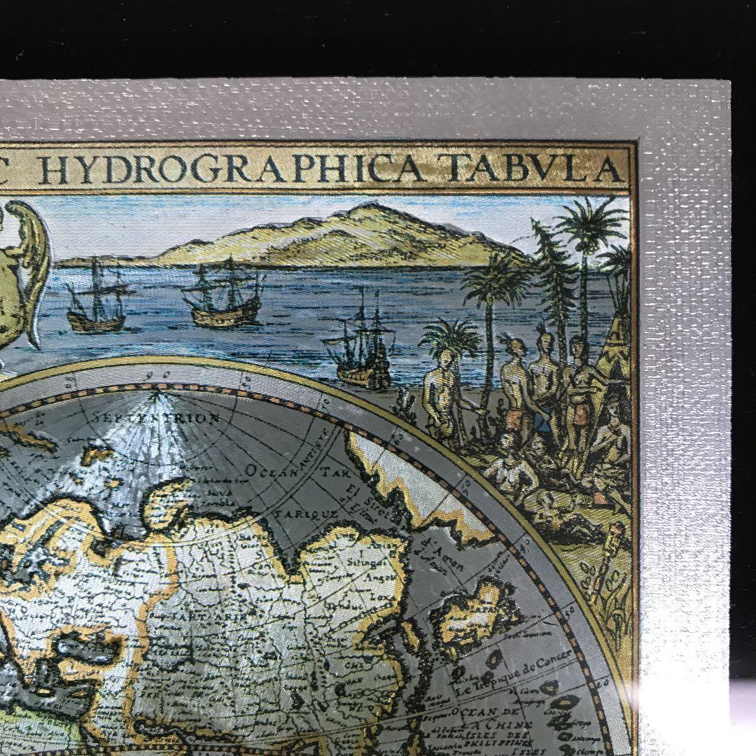 両半球世界地図 17世紀アンティーク地図