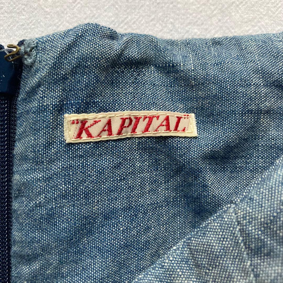 キャピタル 変形パンツ サルエルパンツ デニム調 バルーンパンツ ガウチョパンツ