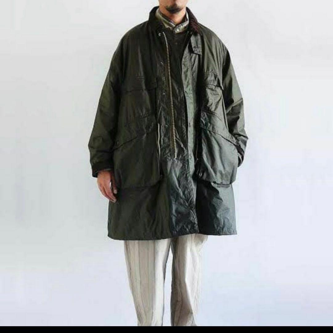 入手困難⭐︎バブアー×キャプテンサンシャイン トラベラーコート セージグリーン36