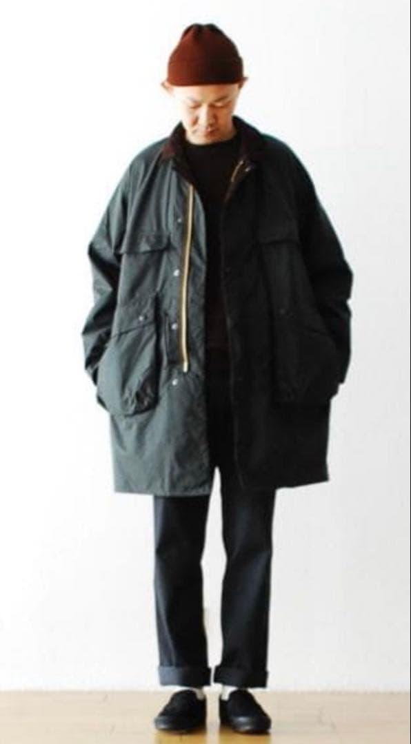 入手困難⭐︎バブアー×キャプテンサンシャイン トラベラーコート セージグリーン36