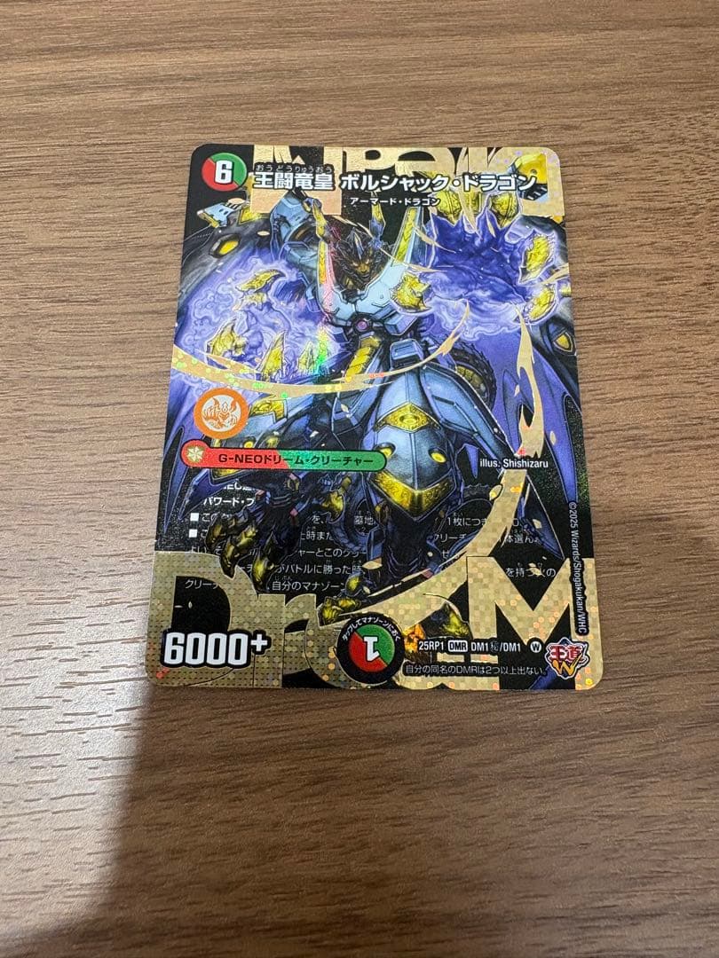 王闘竜皇ボルシャックドラゴン 25RP1 DMR DM1秘/DM1 シークレット